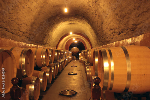 Obraz na plátně Wine Cellar in Spain