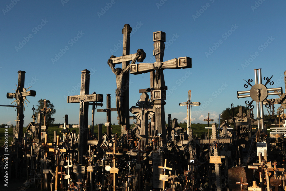 Hill of Crosses in Lithuania.