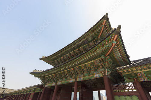 Entrance gate of Gyeongbok Palace Seoul, South Korea