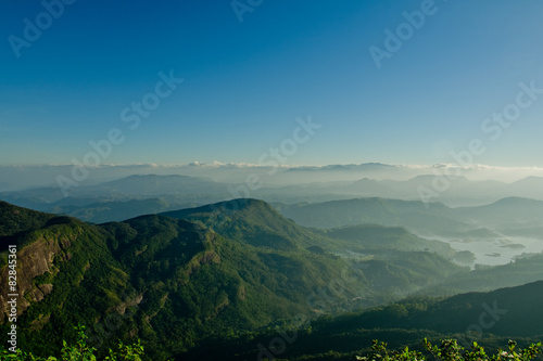 View from Adam's Peak near monastery, Sri Lanka