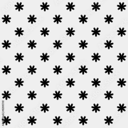 Abstract geometric monochrome pattern minimalistic, stars