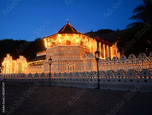 Temple of tooth Kandy Sri Lanka
