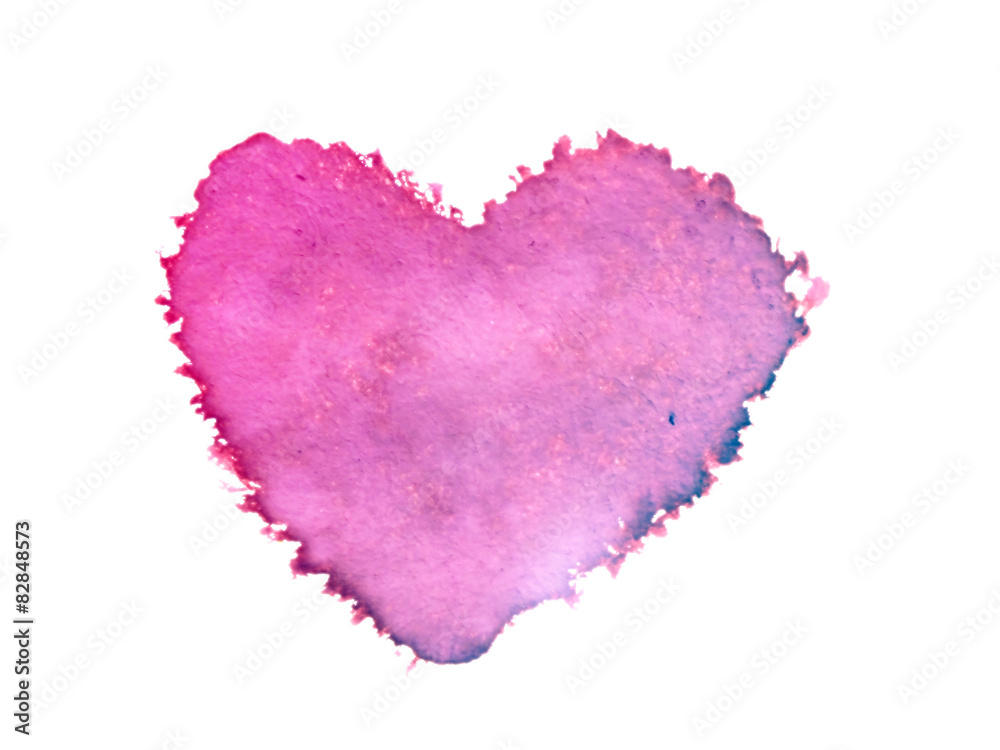 painted heart symbol of love