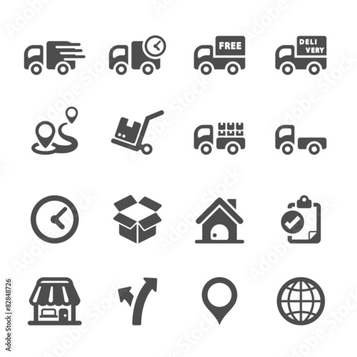 logistic icon set 2, vector eps10