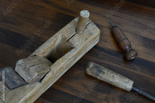 Bild auf Leinwand utensili per legno