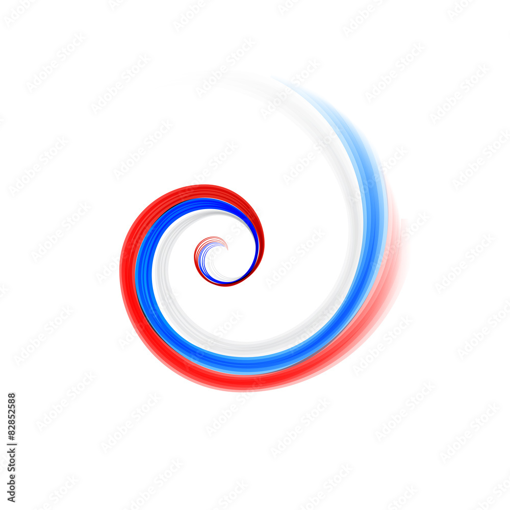Vector sign vortex in white, blue and white Vector sign vortex in white, blue and white