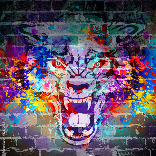 Иллюстрация разгневанных во...