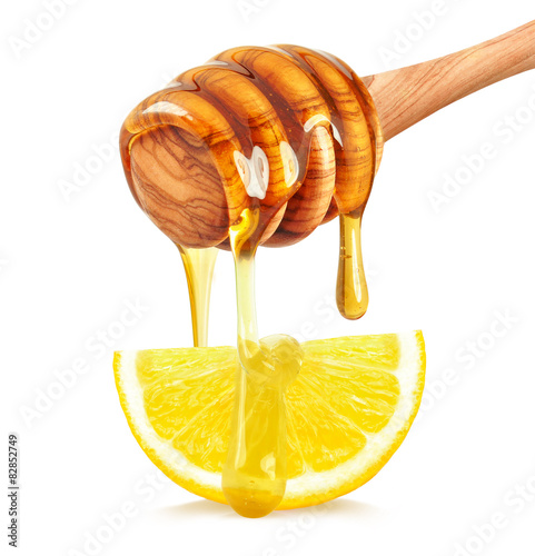 lemon with honey