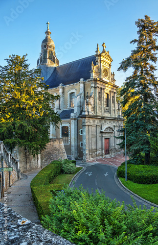 Church St. Vincent in Blois. Loire Valley. France. photo