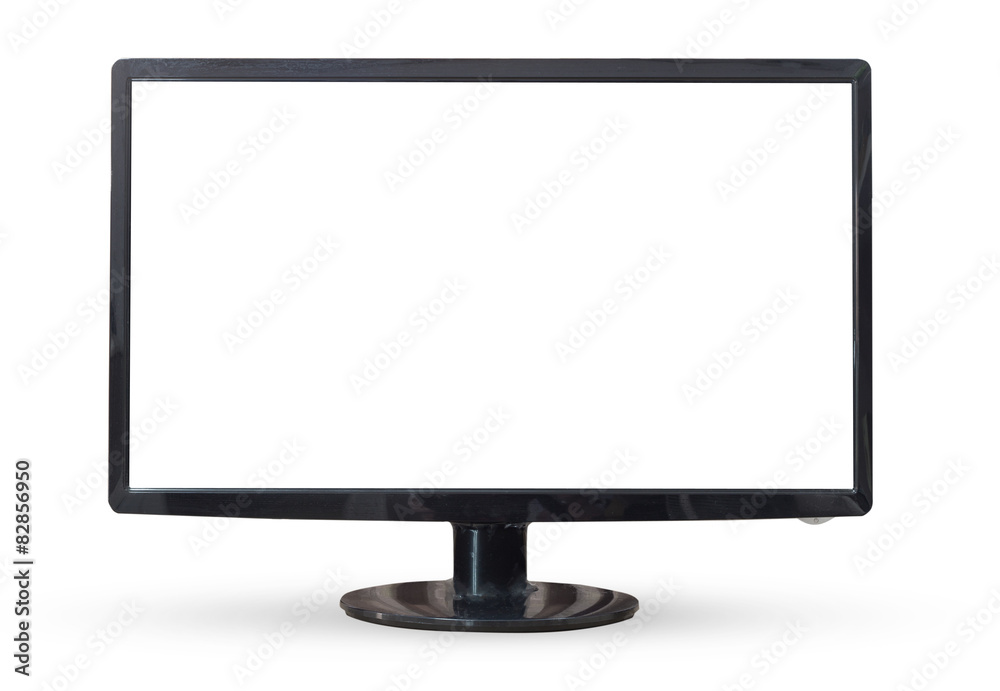Television or monitor PC landscape isolated on white background. Television or monitor PC landscape isolated on white background.