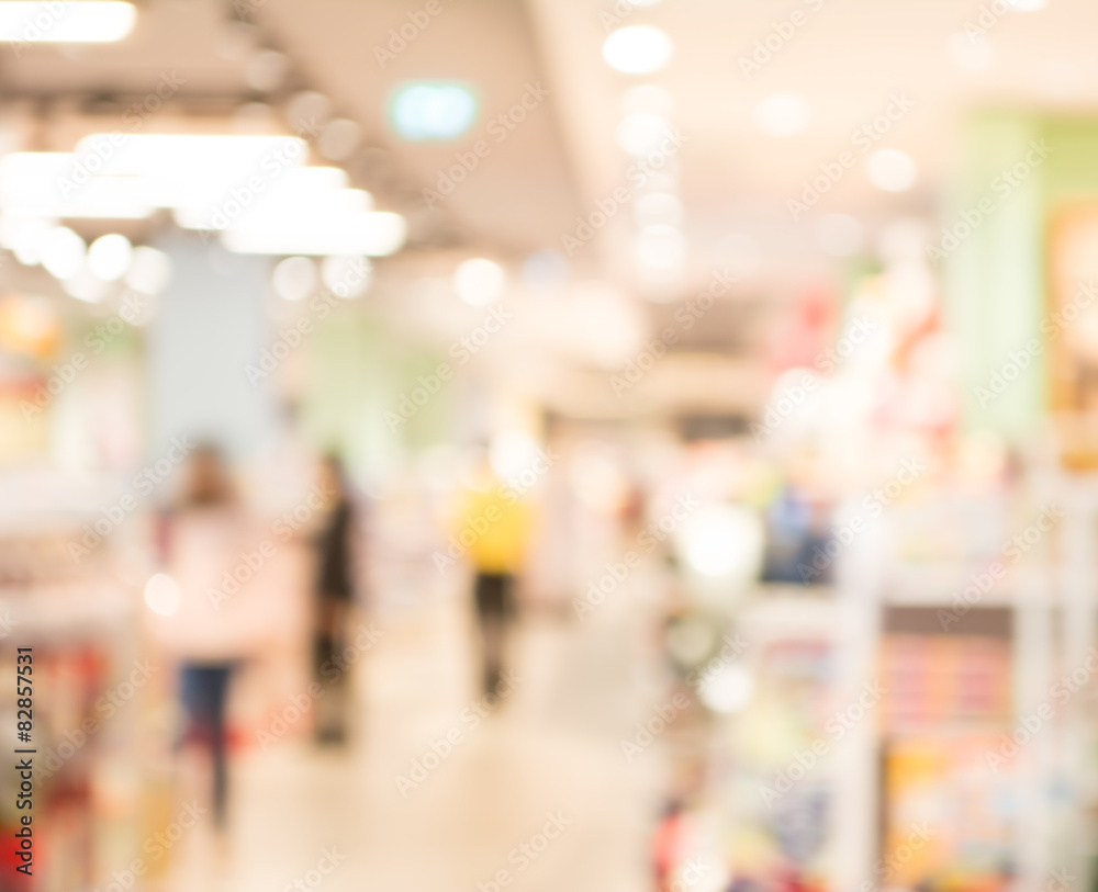 image of retail Shop Blurred background.