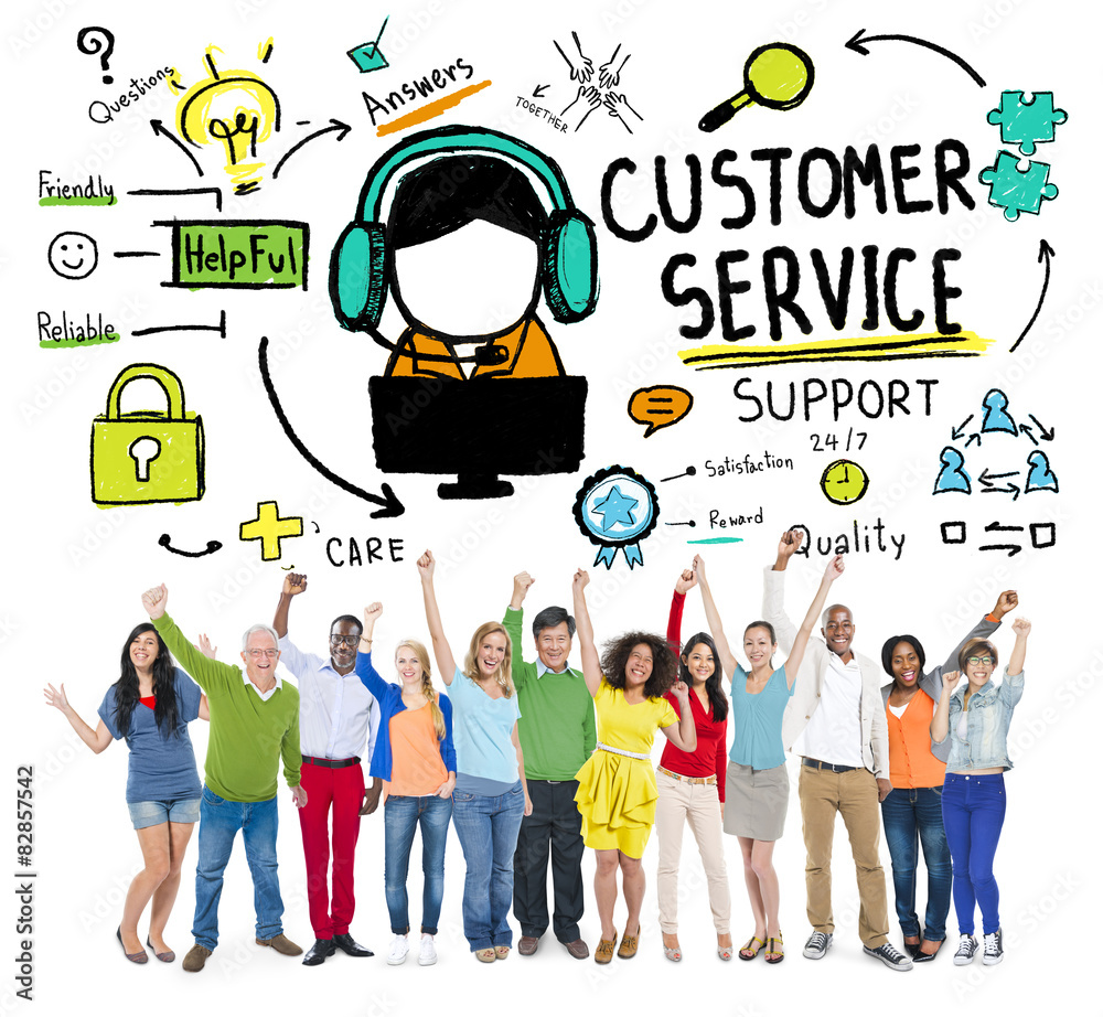Customer Service Support Assistance Service Help Guide Concept Customer Service Support Assistance Service Help Guide Concept