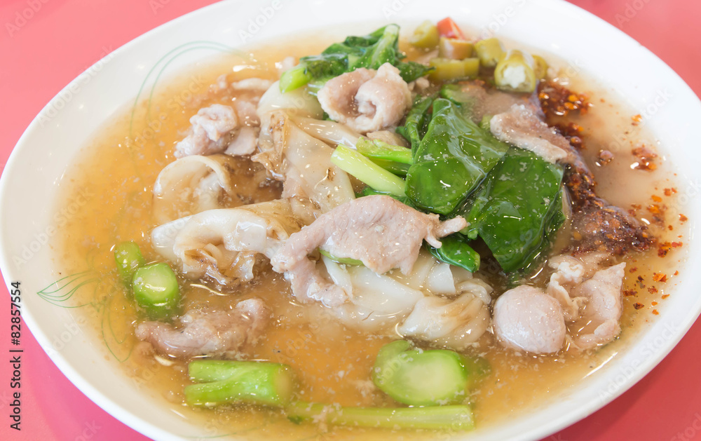 Seafood and Noodles Rad Na delicious tradition thailand food Seafood and Noodles Rad Na delicious tradition thailand food