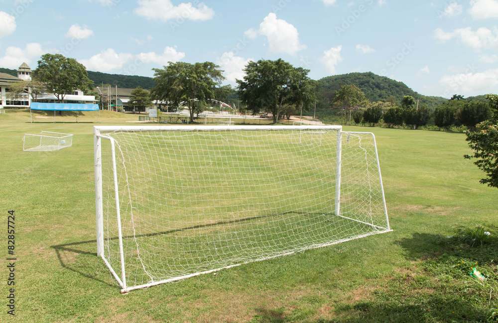 Fototapeta premium abstract soccer goal net pattern