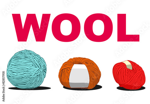 ball of wool sign illustration