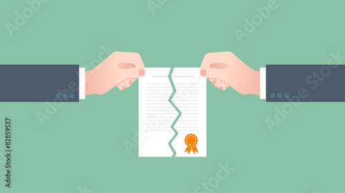 mano, contratto, accordo, recedere