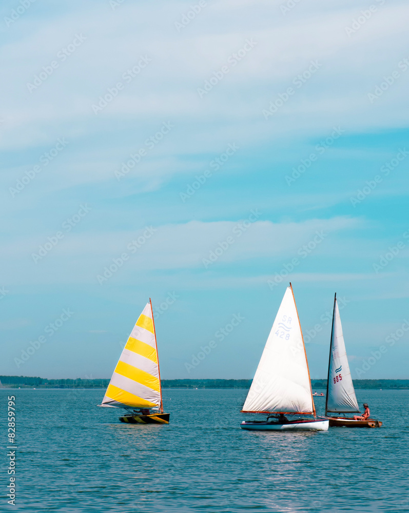 Fototapeta premium Sailboats