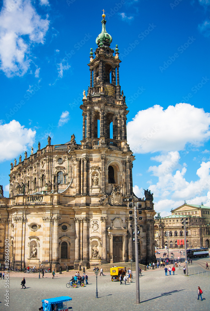 Church Frauenkirche area