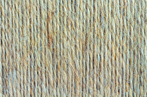 Vertical Strings of Hemp Twine Background