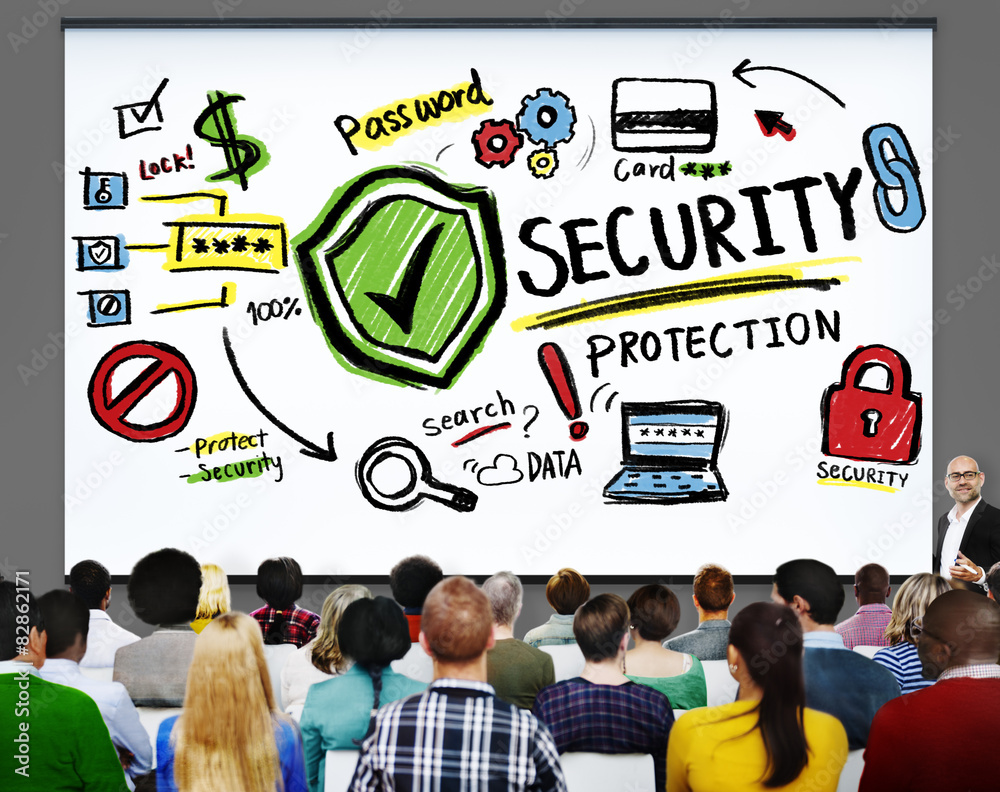 Security Shield Protection Privacy Network Concept Security Shield Protection Privacy Network Concept