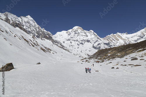 Annapurna Trekking Trail in west Nepal © anujakjaimook