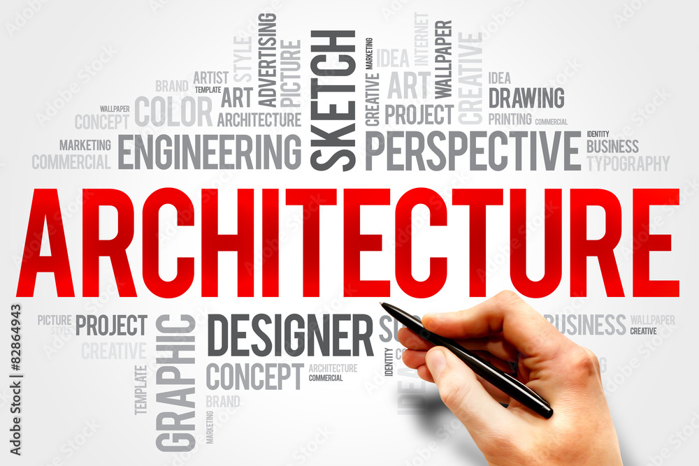 Architecture word cloud concept Architecture word cloud concept