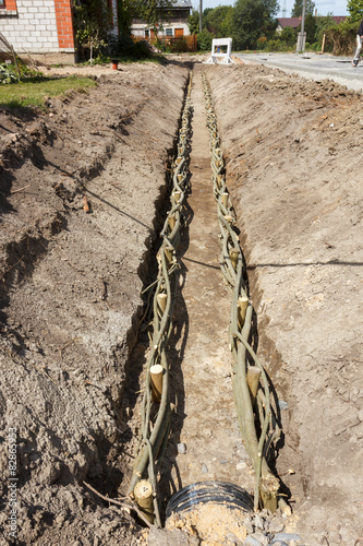 waste water trench