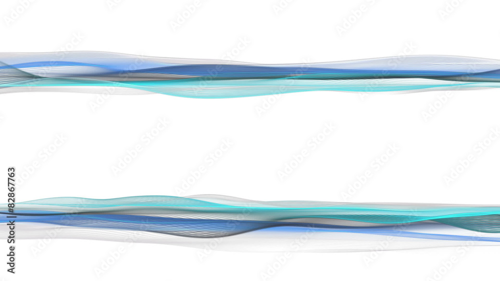 fantastic animation - wave object in motion – loop HD