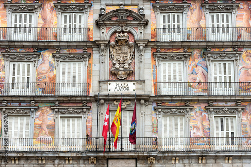 Casa de la Panaderia in the Plaza Mayor in Madrid