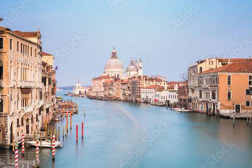 Grand Canal and Santa Maria della Salute in Venice, Italy © norbel