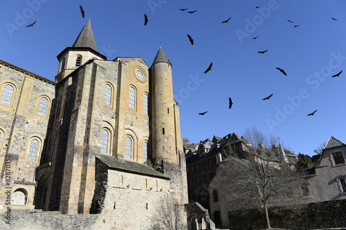 abbatiale ste foye de conques photo