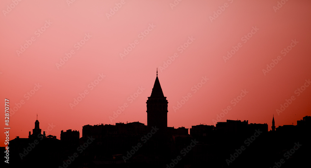 Naklejka premium Galata Tower