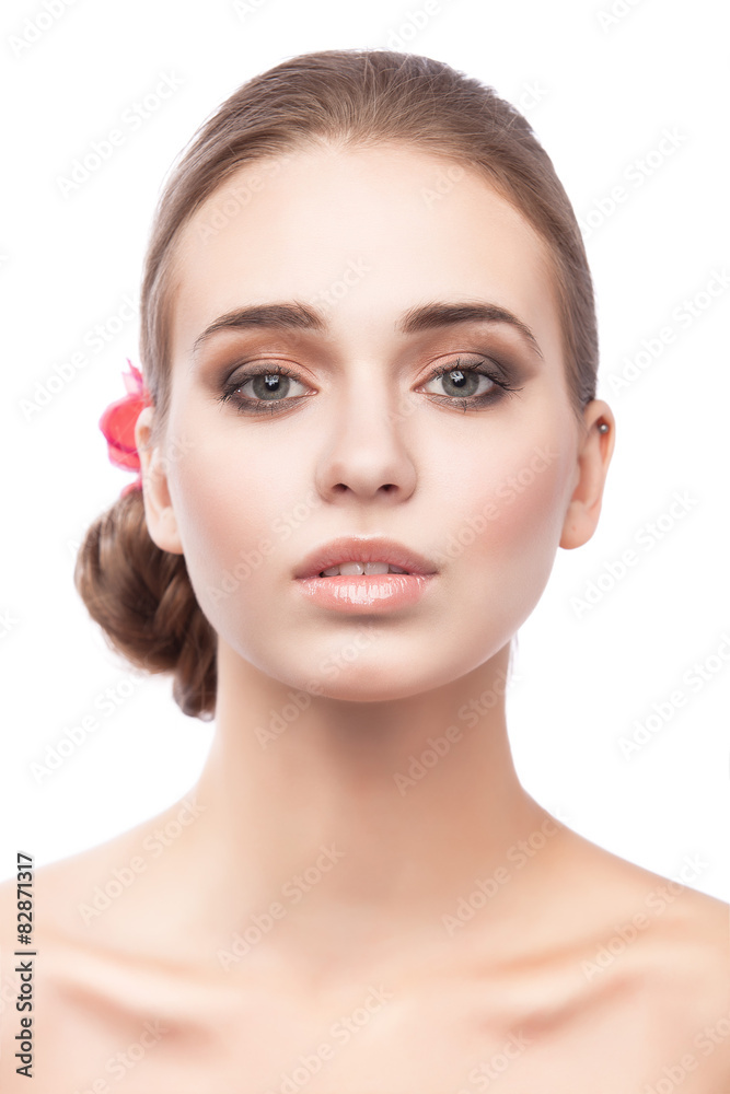 portrait of young beautiful girl portrait of young beautiful girl