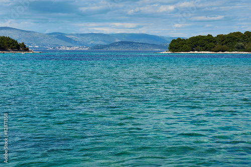 Adriatic Sea coastline in Croatia