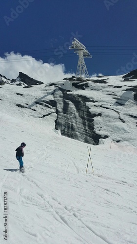 Snowboardeuse photo