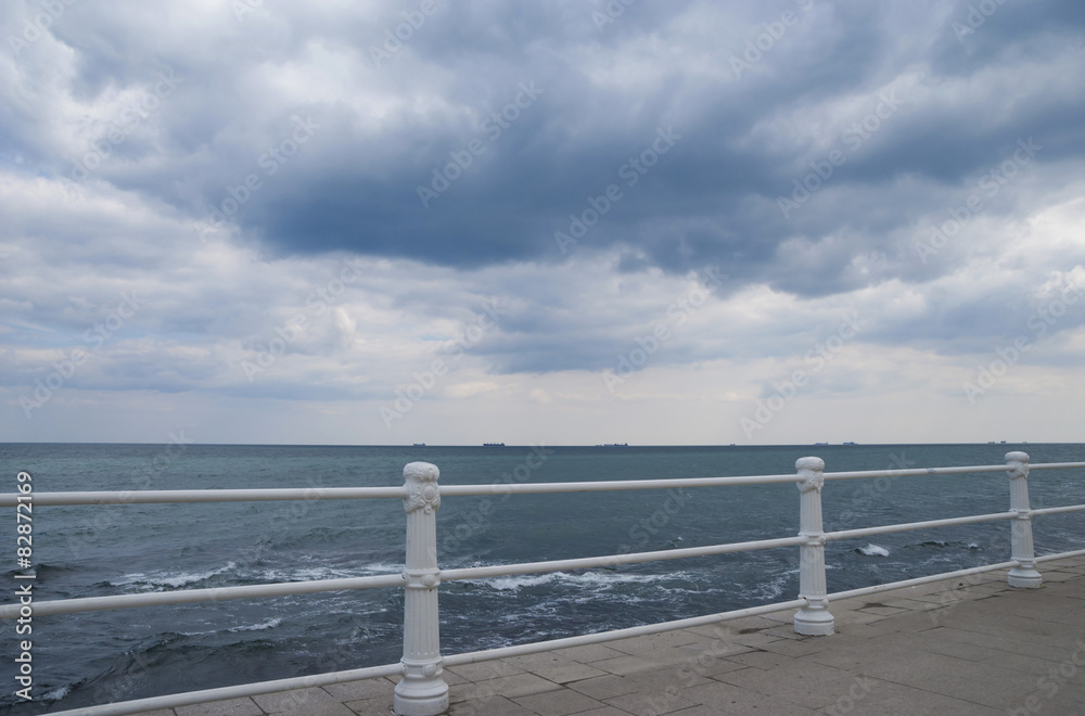 Stormy weather at the Black Sea