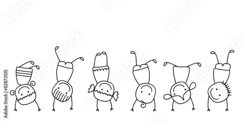 happy kids playing