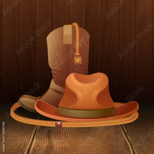 Cowboy symbol poster