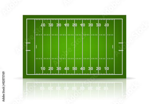 Vector football field
