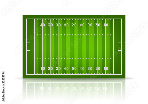 Vector american football field