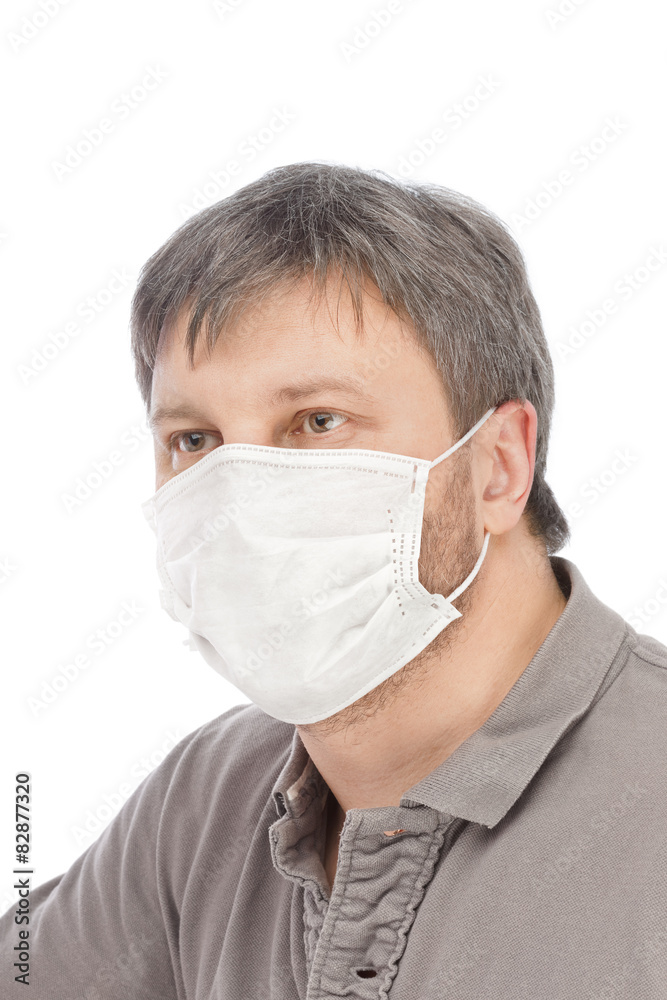 Man in medical mask