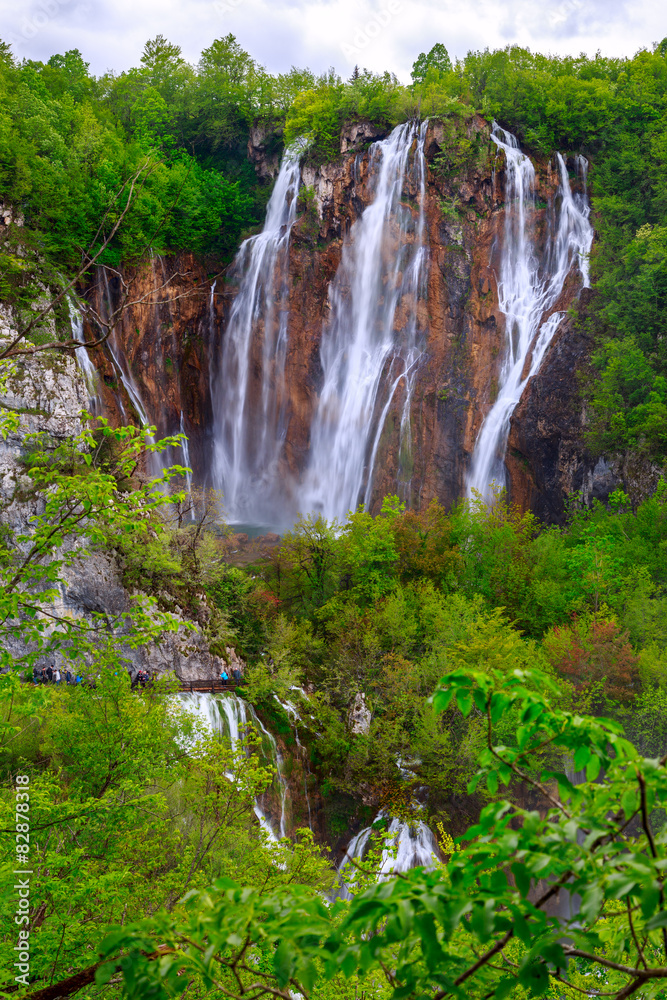 Waterfalls in Plitvice National Park