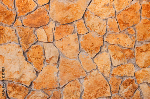 External brown stone wall background