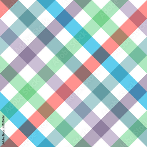 Pastel Tablecloth Multiply Colors Pattern