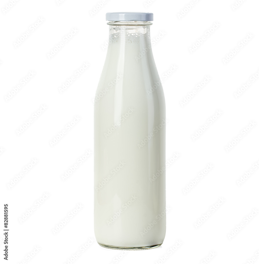 Bottle of milk isolated on white background Bottle of milk isolated on white background
