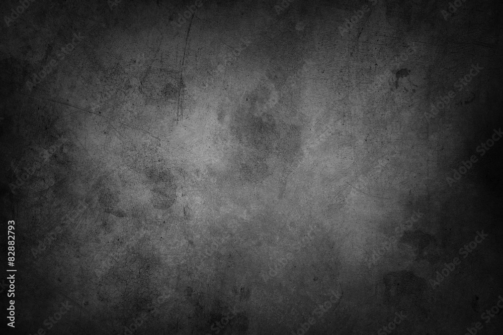 Black grunge concrete texture stone wall dark background