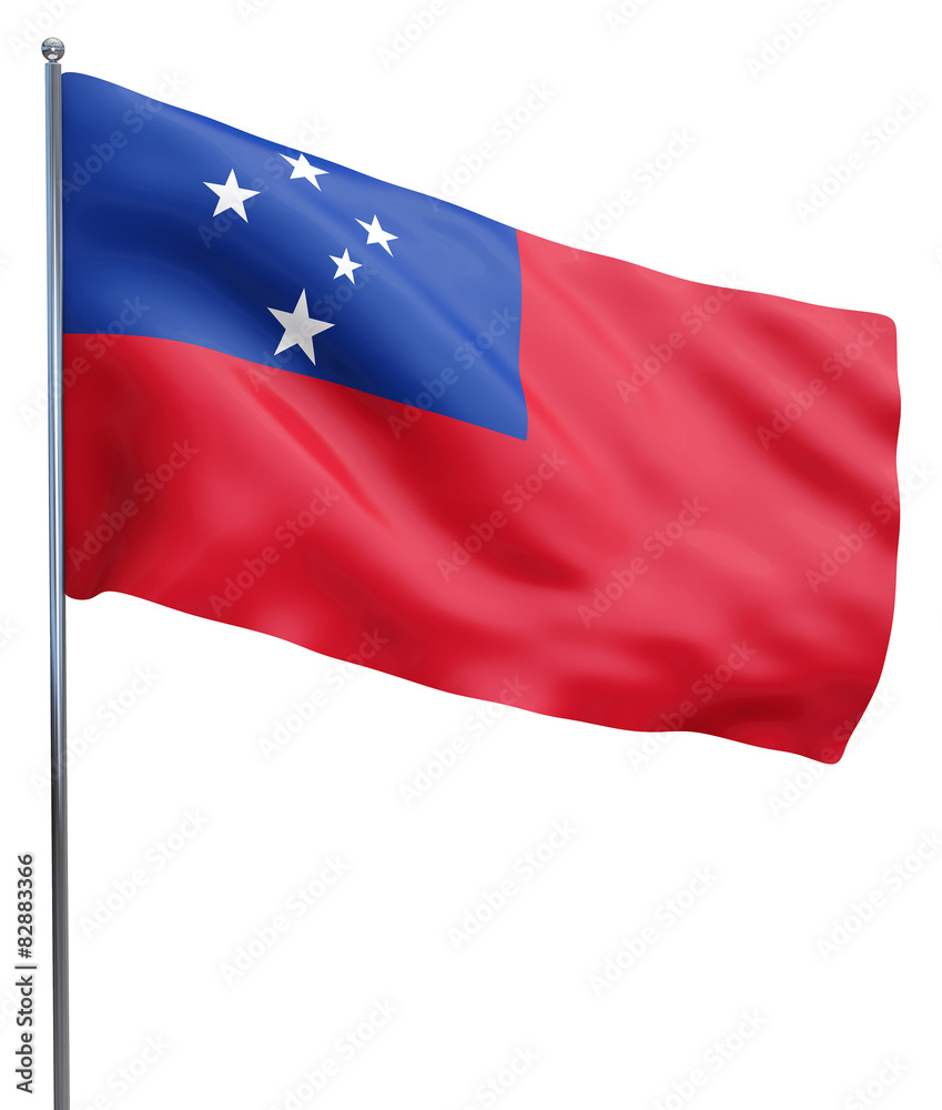 Naklejka premium Samoa Flag Image