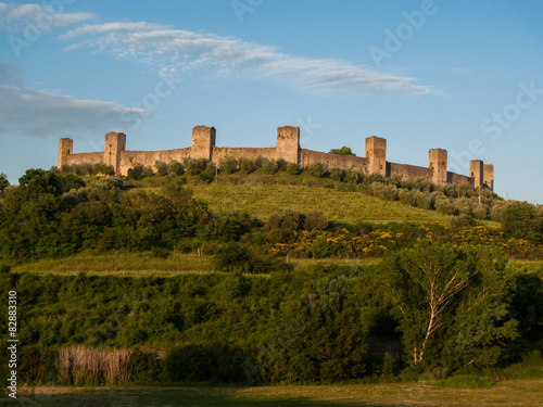 Monteriggioni Festung in der Toskana