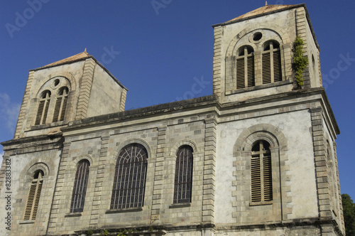 picturesque city of Saint Pierre in Martinique