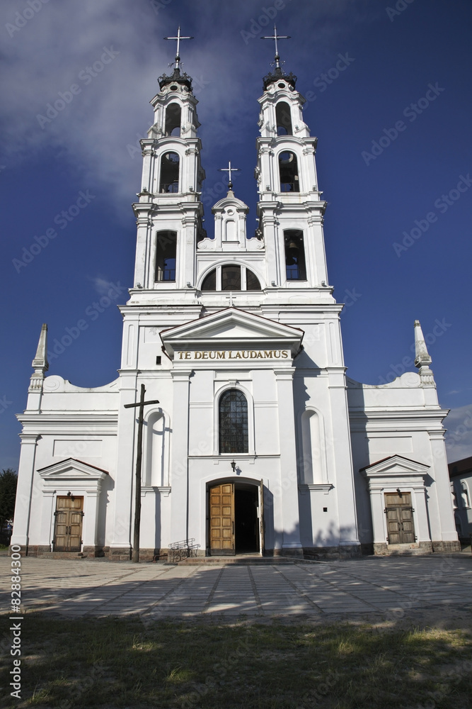 Church of the Archangel Michael in Ashmyany. Belarus 